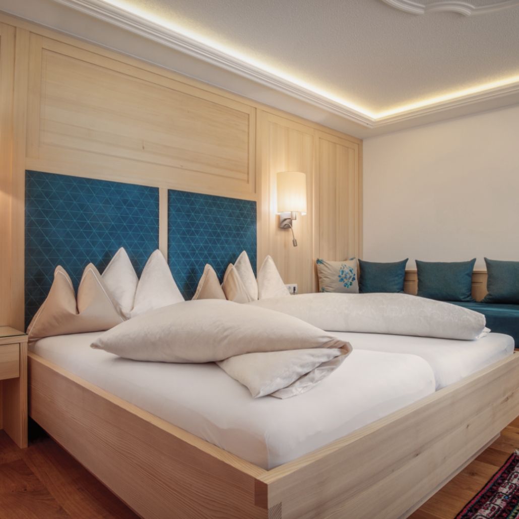 modernly furnished room